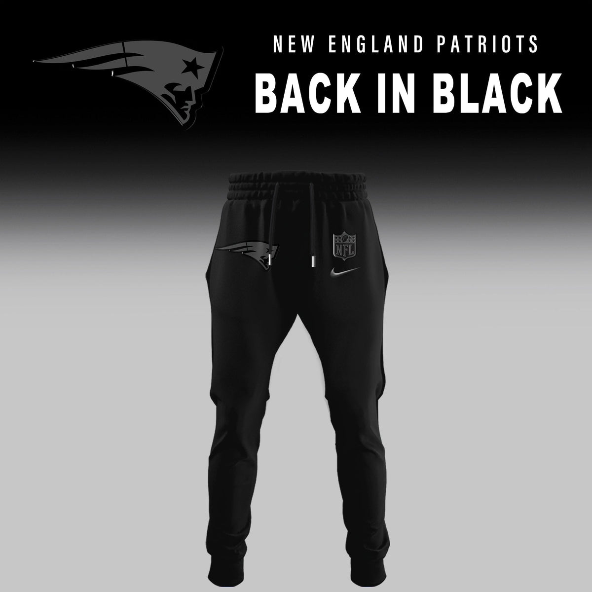 New England Patriots 2026 Back In Black Limited Edition Shirt