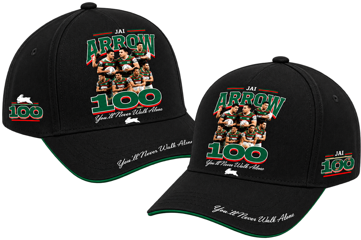 South Sydney Rabbitohs - Jai Arrow 100th Rabbitohs game - You'll Never Walk Alone Hoodie