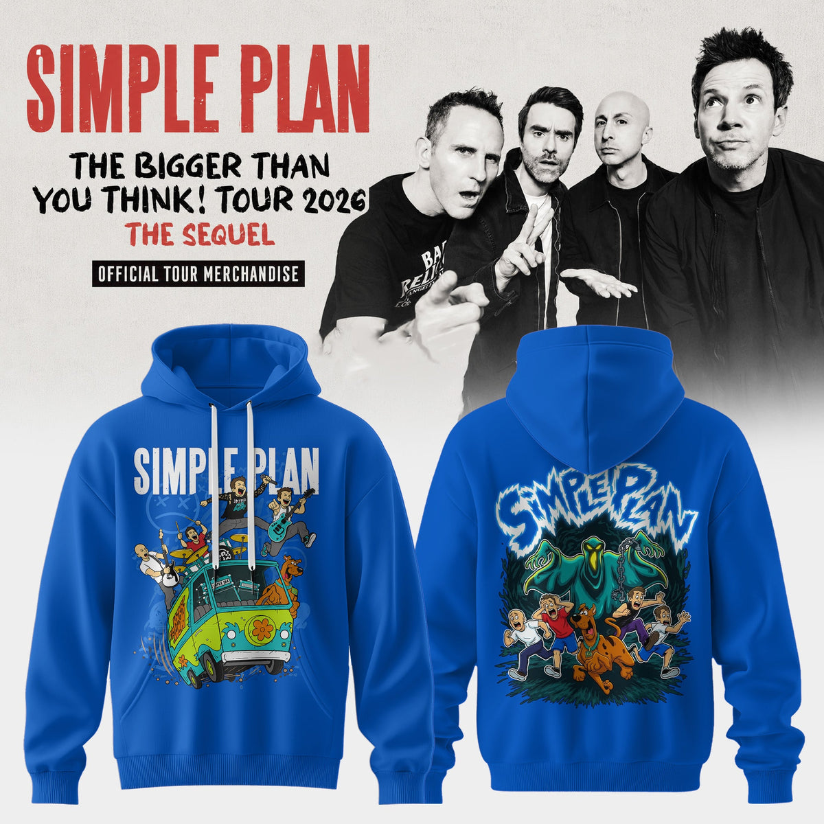 The Bigger Than You Think Tour 2026 Classic 3D Graphic Tee – Pop Punk Rock
