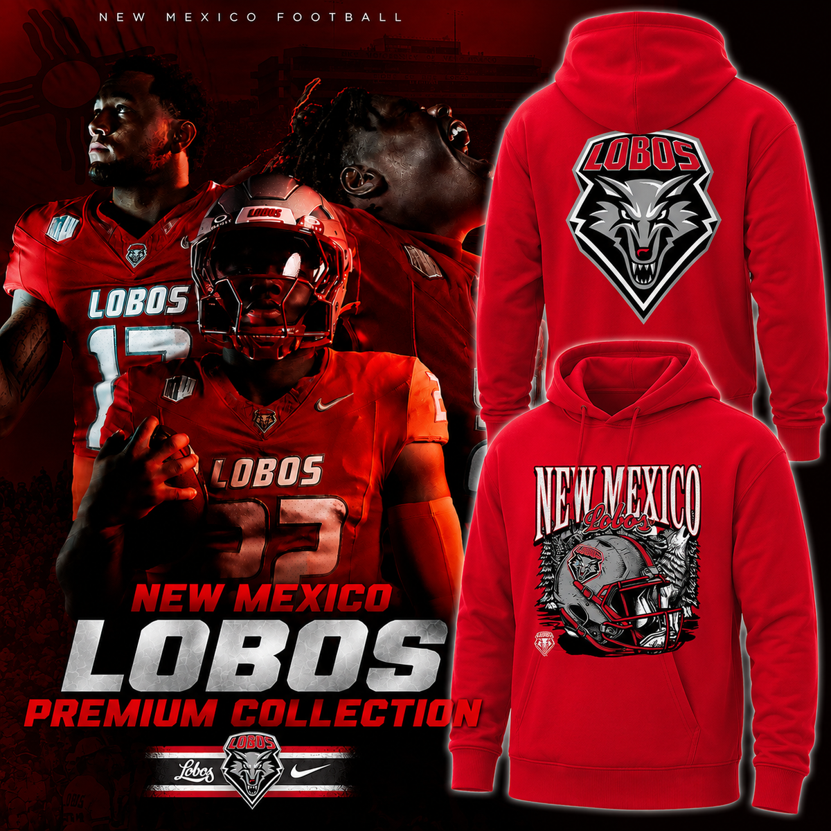 New Mexico Lobos Premium Collection 2026 - Hoodie