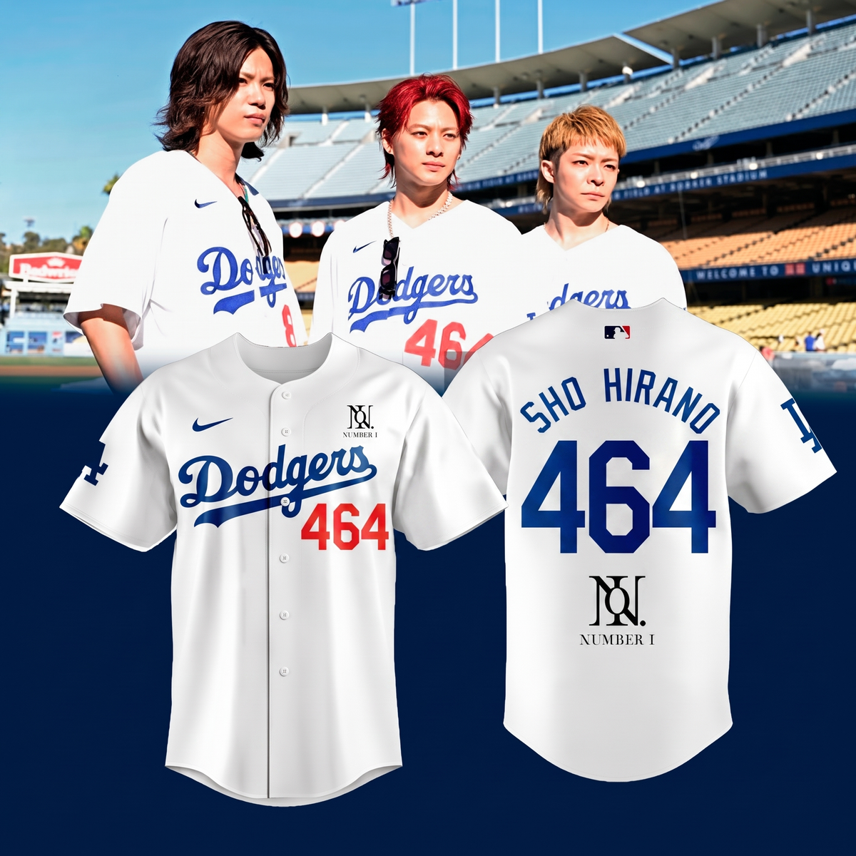 LA Dodgers - "Number_i" Baseball Jersey 2026