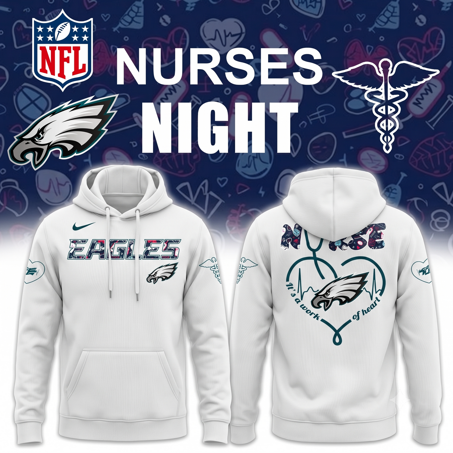 Eagles x Nurses Night 2026 Hoodie