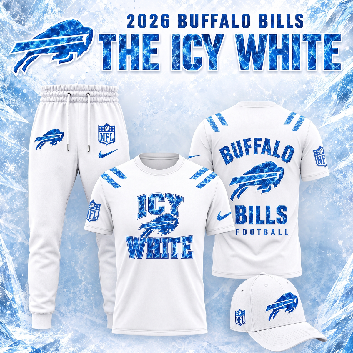 2026 Buffalo Bills - The Icy White Limited Edition Tshirt