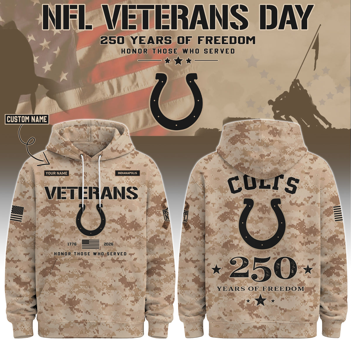 IND Special Veterans Day 2026 Limited Edition Hoodie