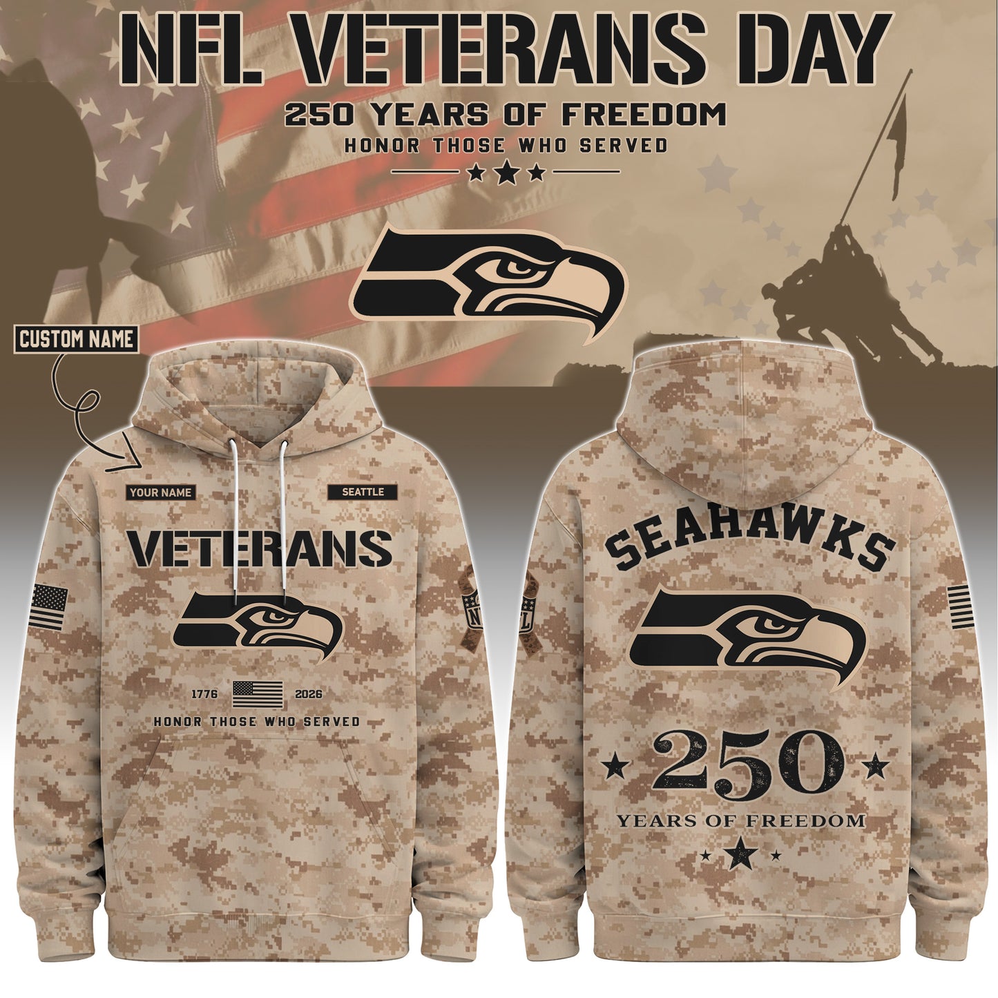 SEA Special Veterans Day 2026 Limited Edition Hoodie