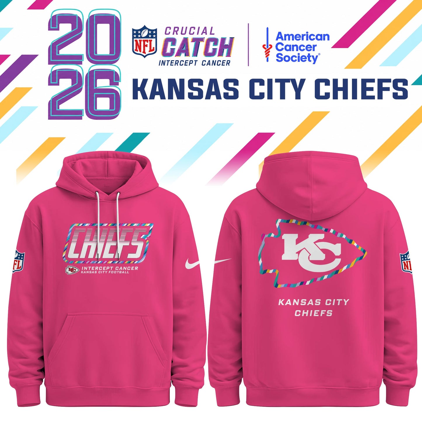 .KC Special Pink Crucial Catch 2026 Limited Edition Hoodie