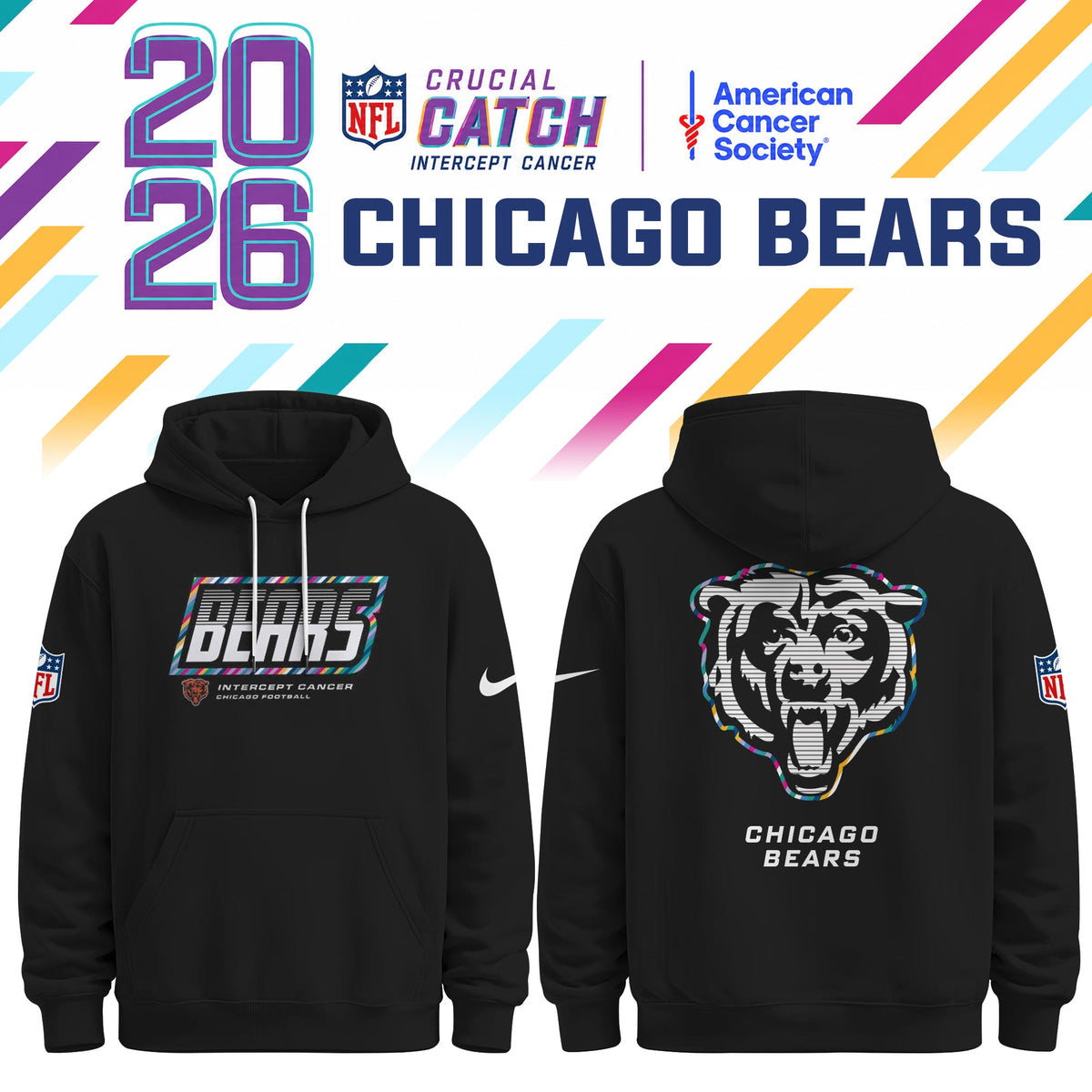 CHI Special Black Crucial Catch 2026 Limited Edition Hoodie