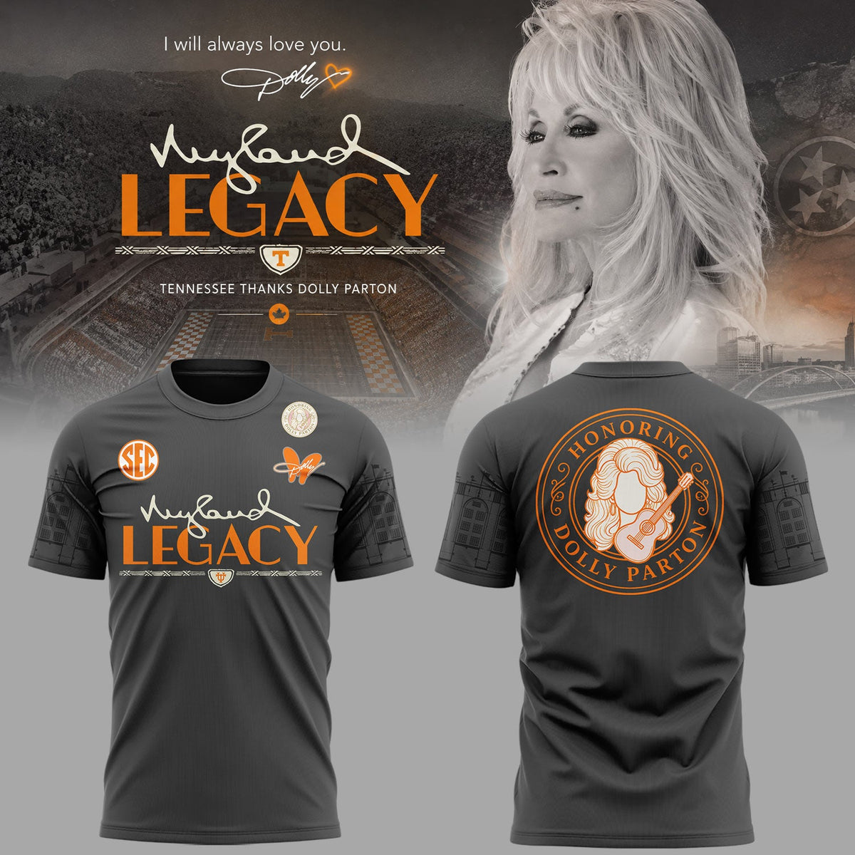 Limited Edition Tennessee Football Tshirt