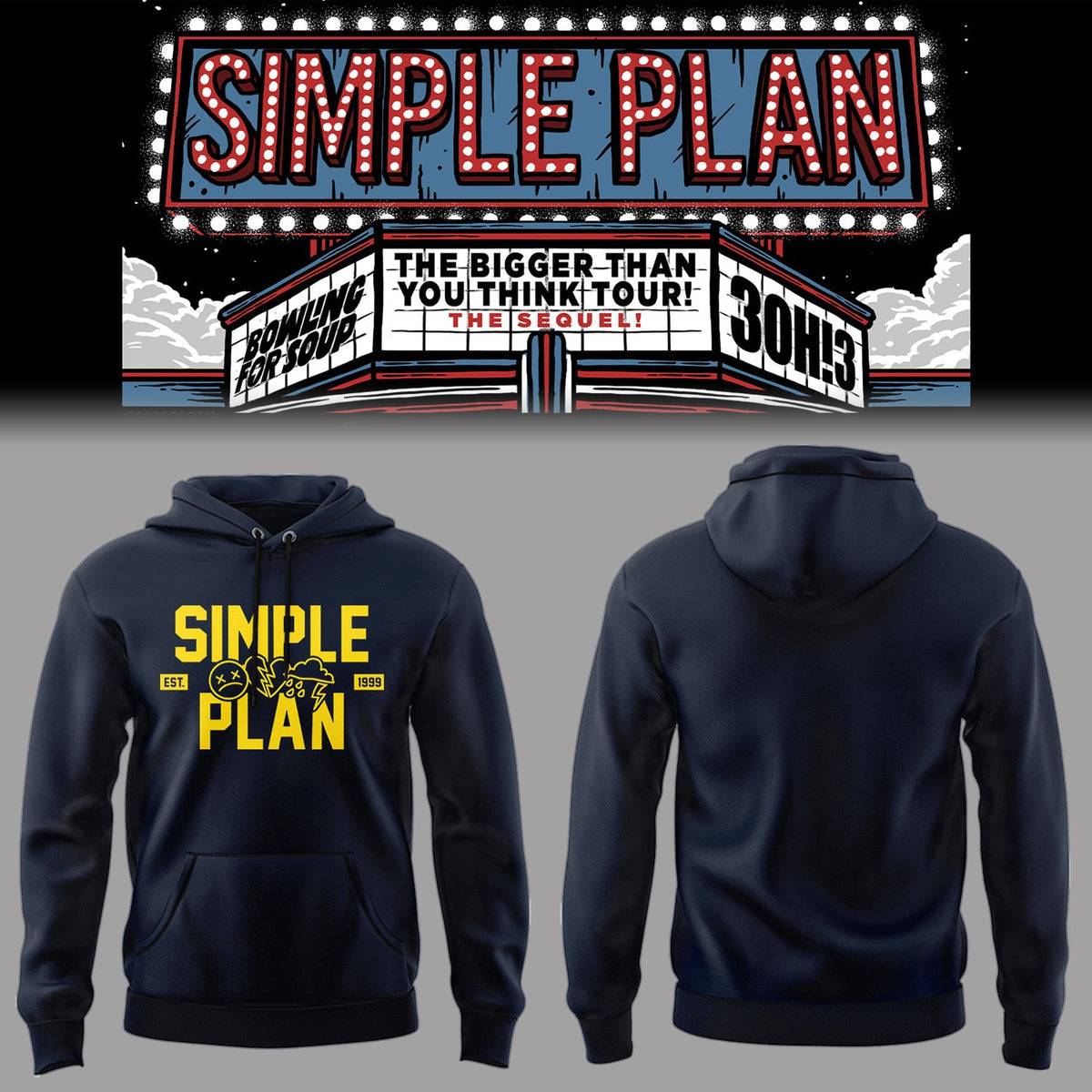 Limited Edition Bigger Than You Think! Tour Hoodie