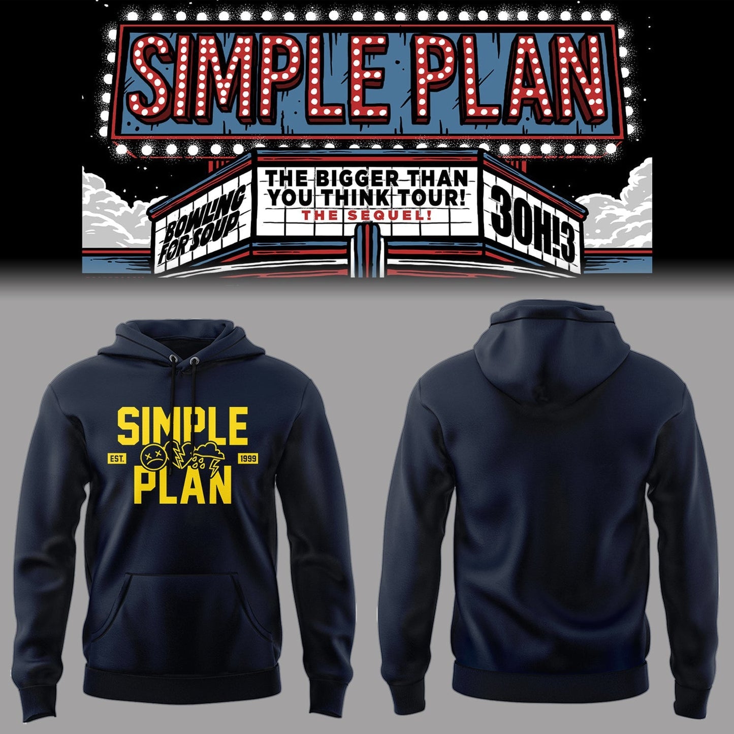 Limited Edition Bigger Than You Think! Tour Hoodie