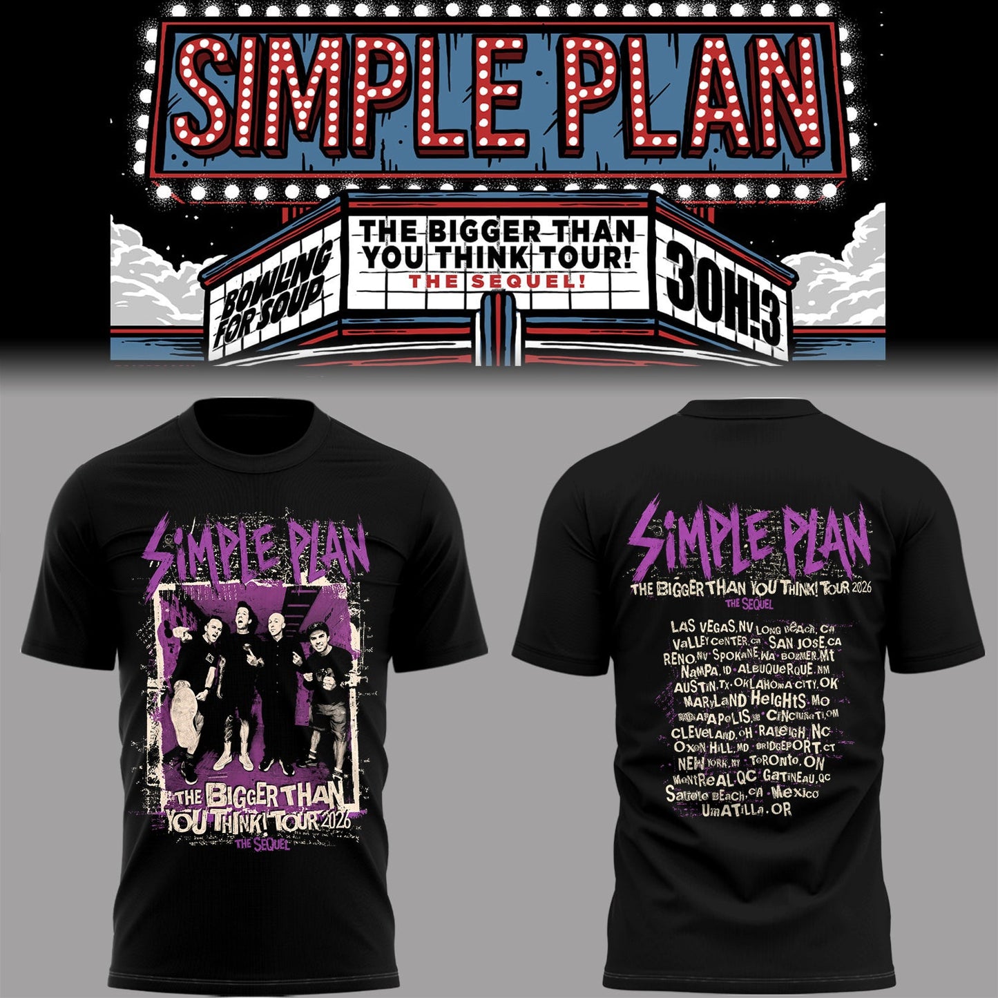 Limited Edition Bigger Than You Think! Tour Shirt