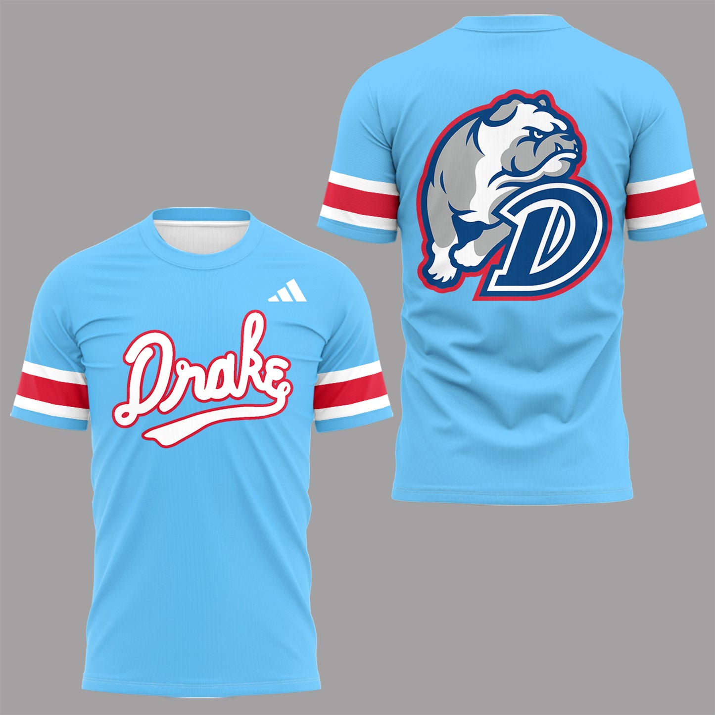 Limited Edition Powder Blue Throwback Shirt-PA082426008