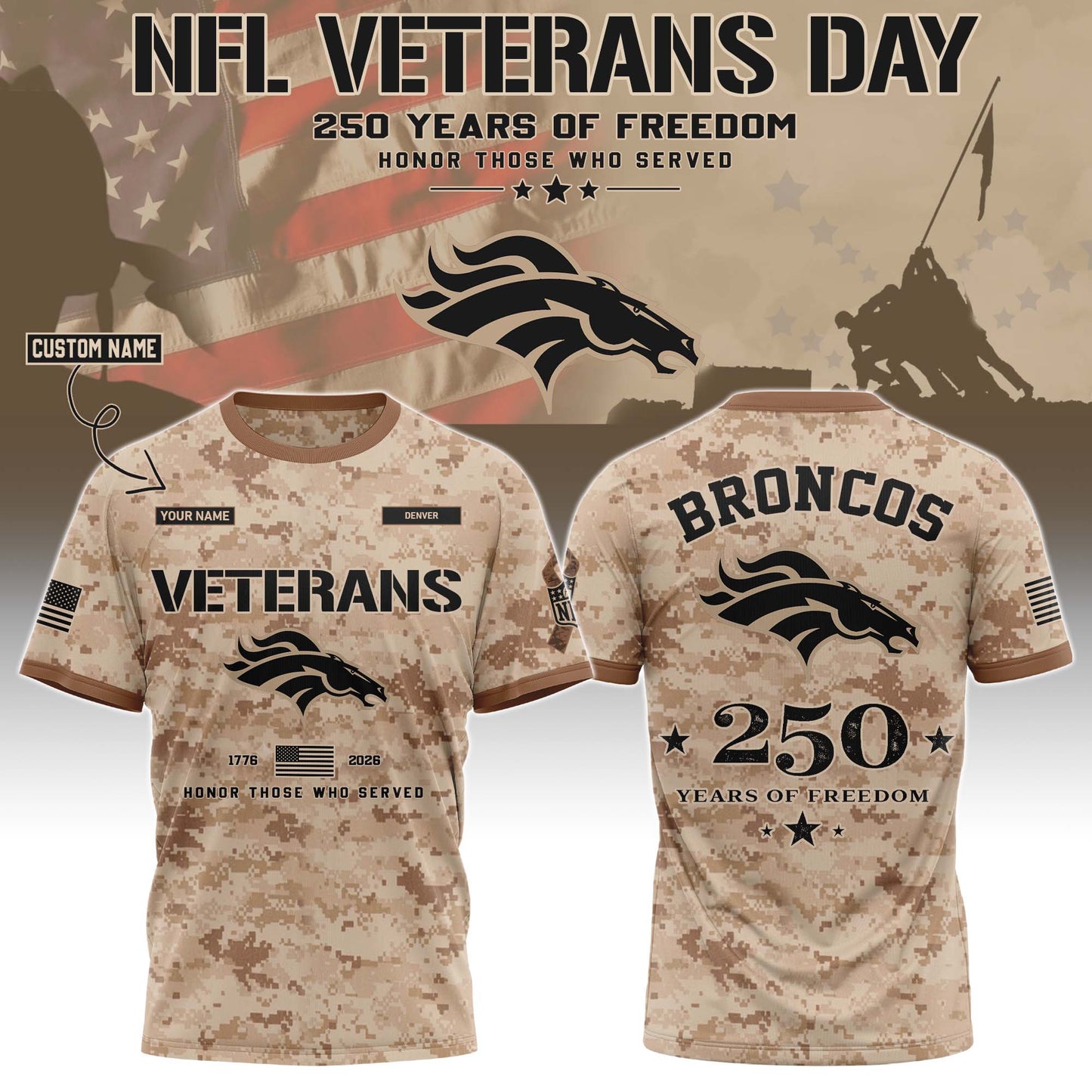 DEN Special Veterans Day 2026 Limited Edition T.shirt