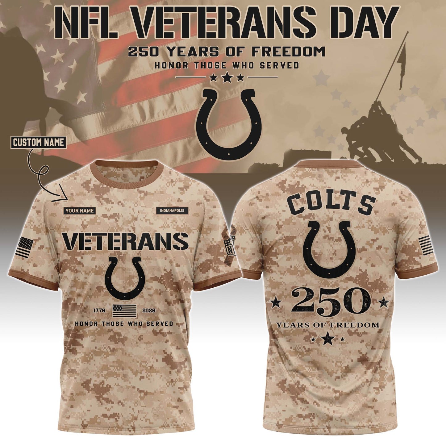 IND Special Veterans Day 2026 Limited Edition T.shirt