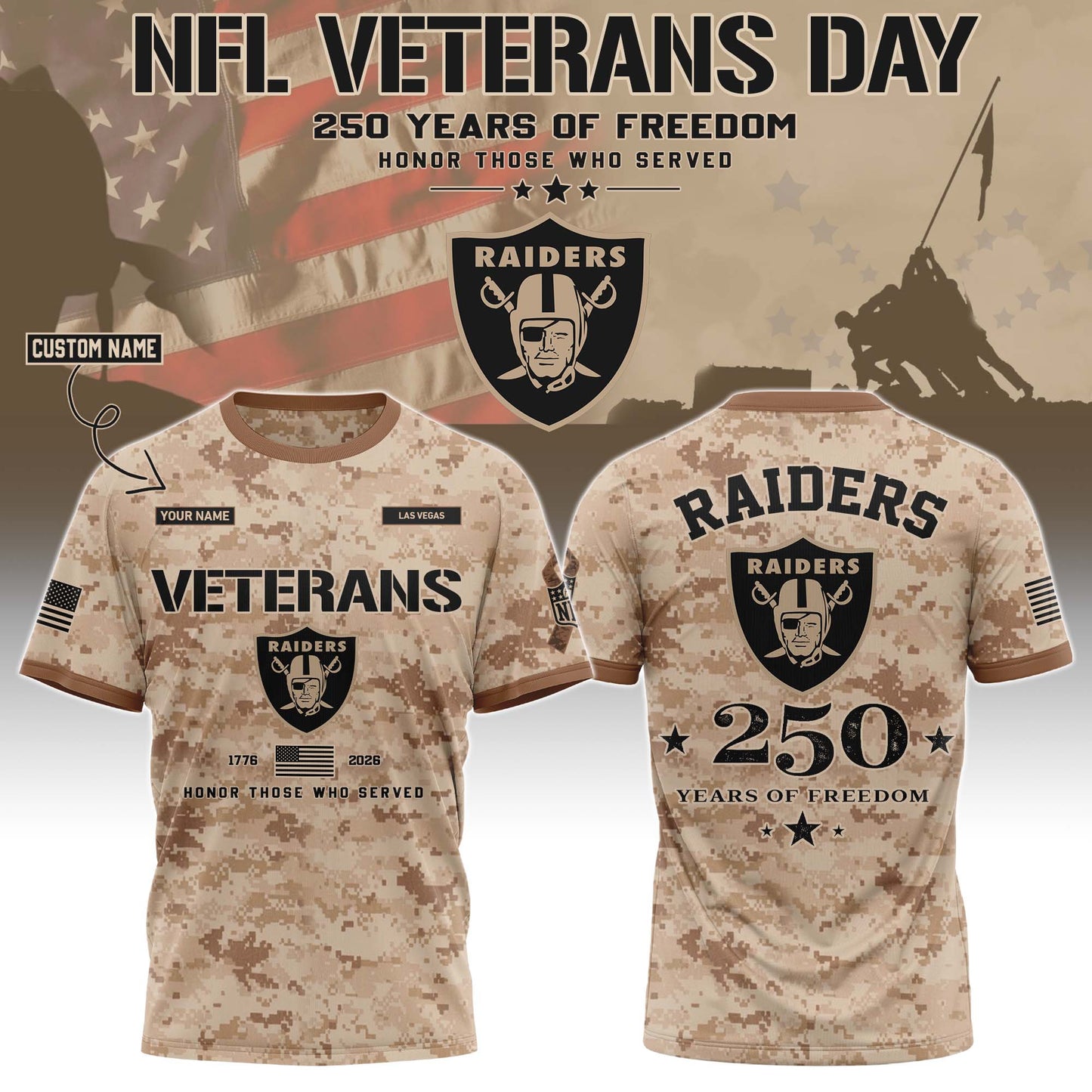 .LV Special Veterans Day 2026 Limited Edition T.shirt