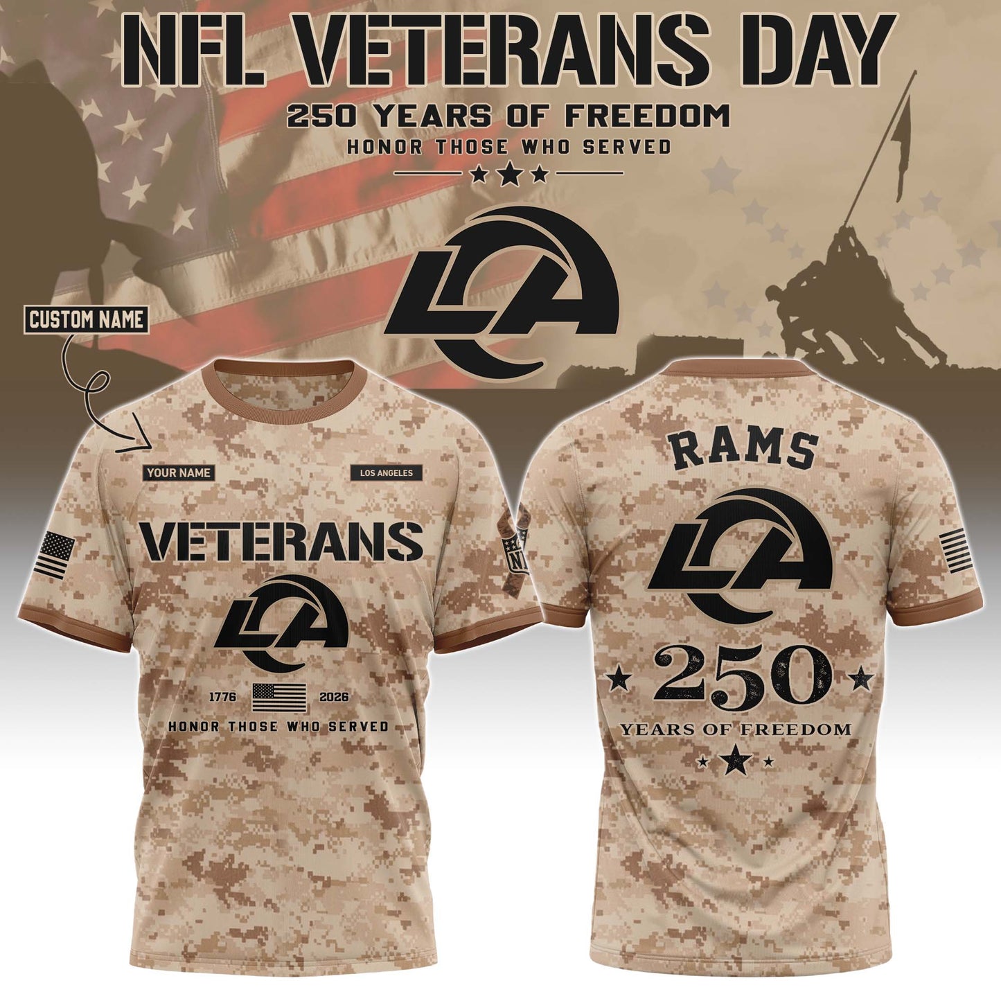 LAR Special Veterans Day 2026 Limited Edition T.shirt