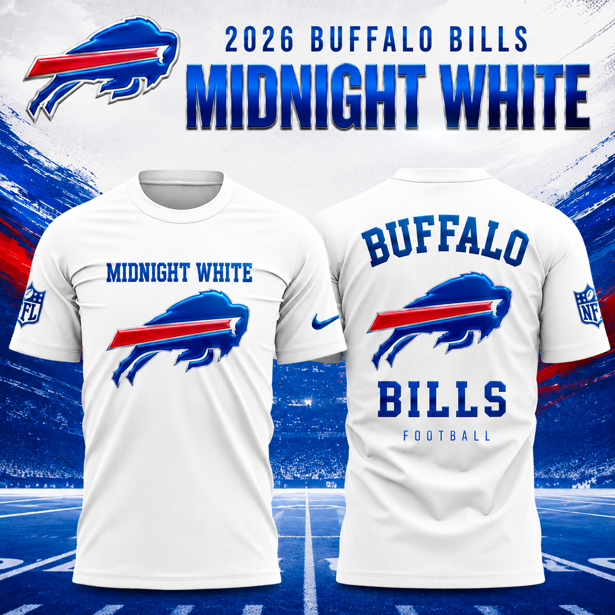 2026 Buffalo Bills - Midnight White Limited Edition