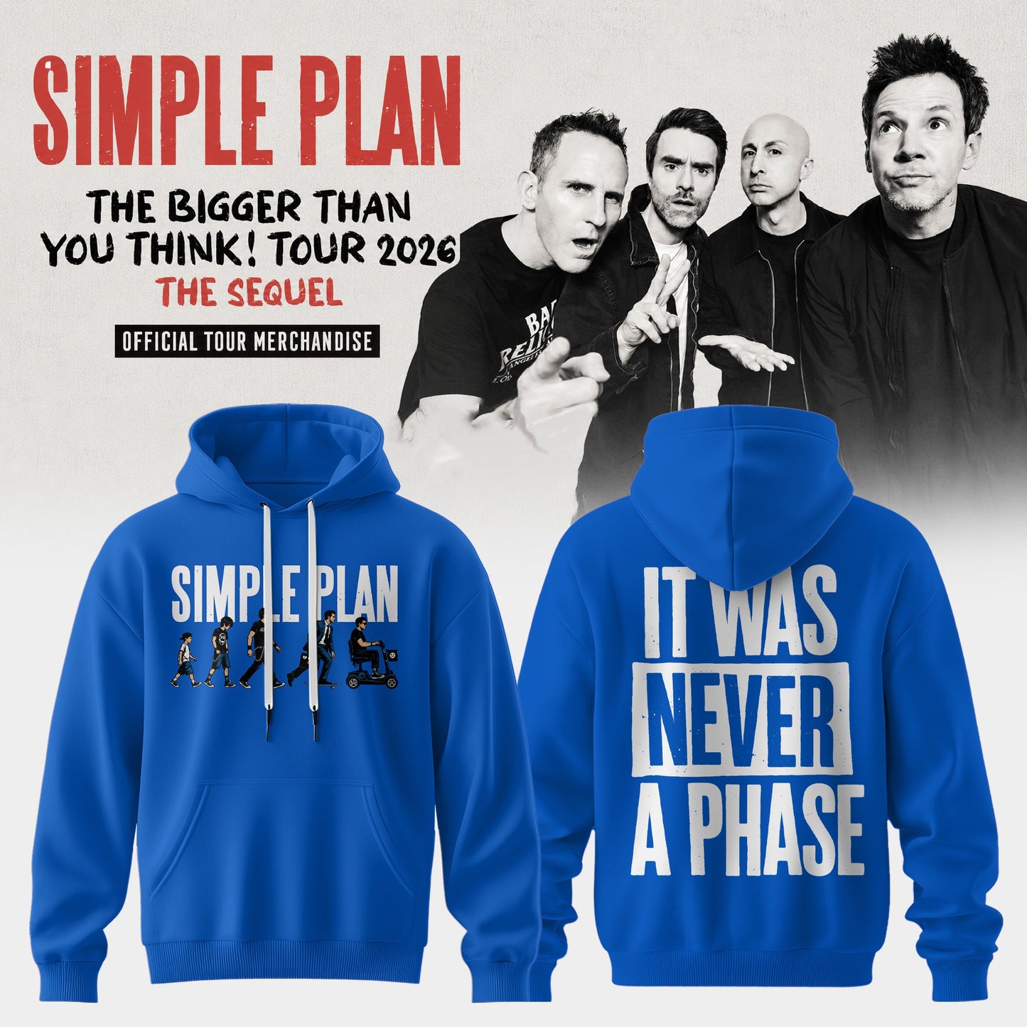 The Bigger Than You Think Tour 2026 Classic 3D Graphic Tee – Pop Punk Rock