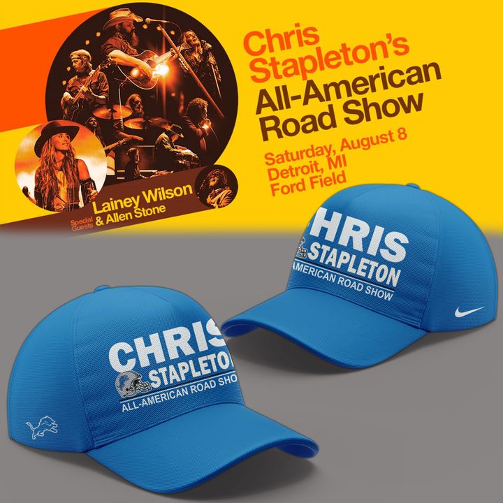 01. New Shirt Chris Stapleton x Detroit Lions - All American Road Show T-Shirt