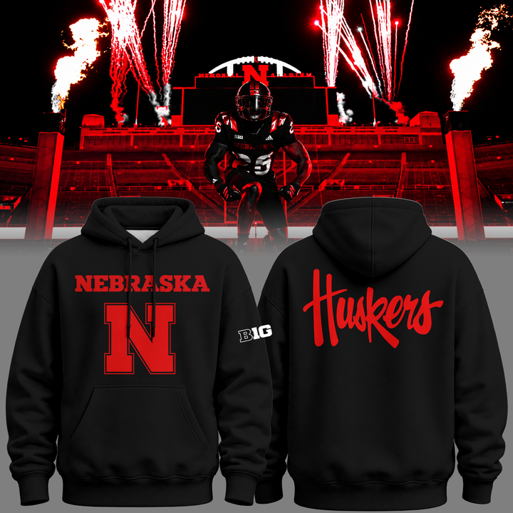 Limited Edition "Darkness Returns" Hoodie Nebraska Football 2026