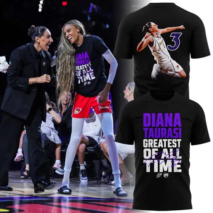 Limited Edition Diana Taurasi Phoenix Mercury 20 Years 1 Team Portrait Shirt