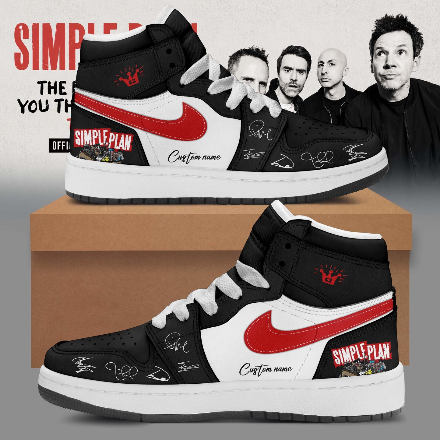 The Bigger Than You Think Tour 2026 Custom 3D High-Top Sneakers – Alternative Vibe Edition