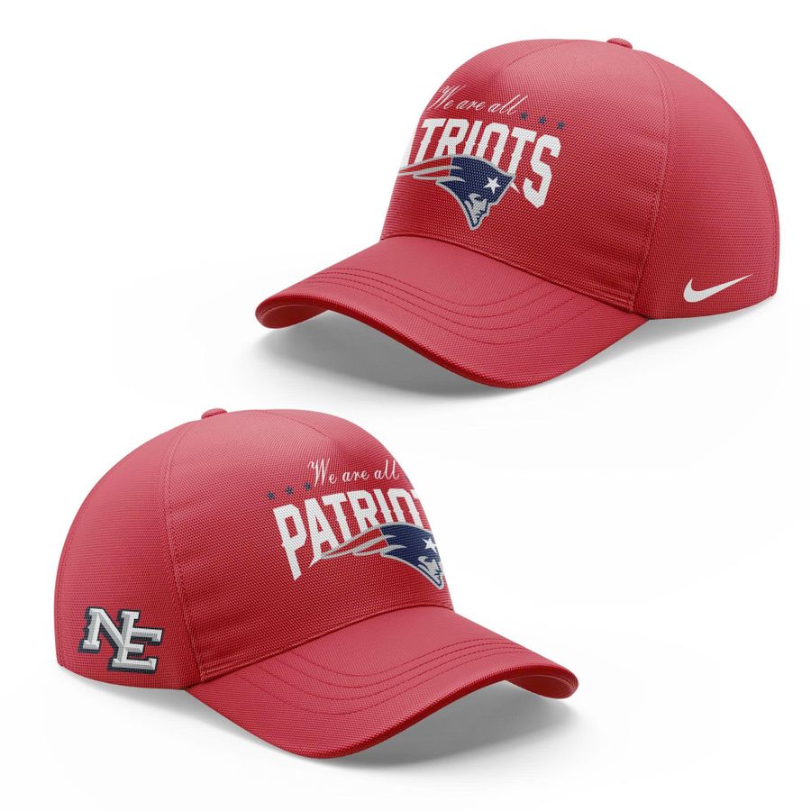 Men's New England Patriots Red 2026 Rivalries Collection Hoodie
