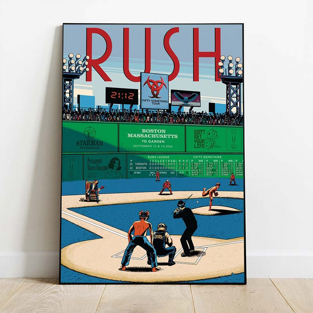 Limited Edition Fifty Something Tour 2026 Poster
