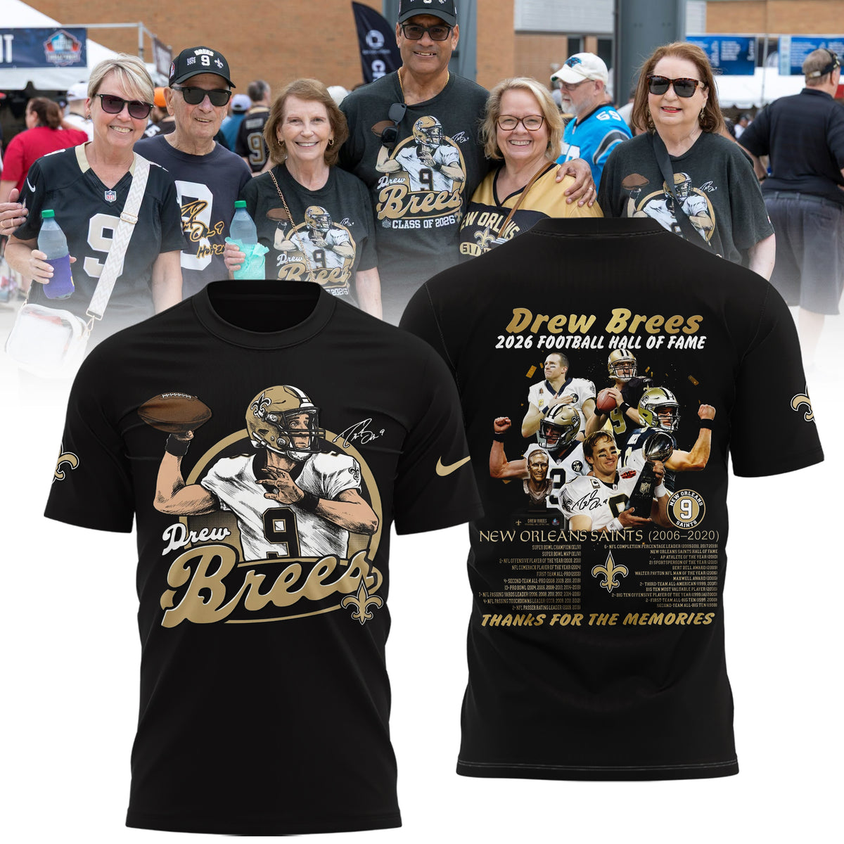 Limited Edition New Orleans Saints Drew Brees Shirt