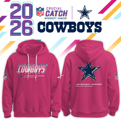 DAL Crucial Catch 2026 Pink Limited Edition Hoodie