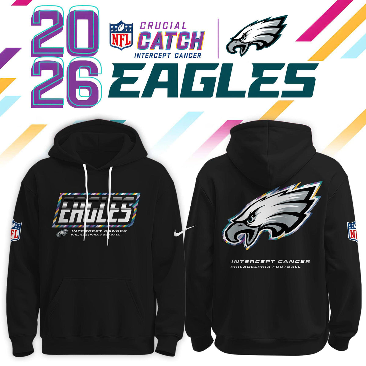 PHI Crucial Catch 2026 Black Limited Edition Hoodie