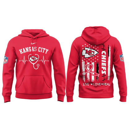 Kansas City Football Nurse Appreciation Hoodie
