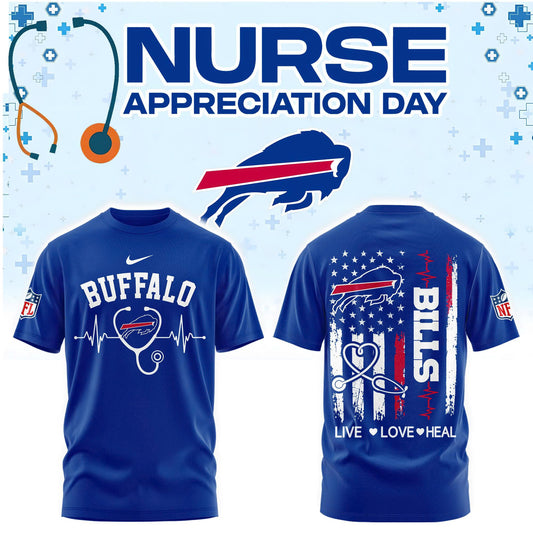 Buffalo Football Nurse Appreciation Tshirt