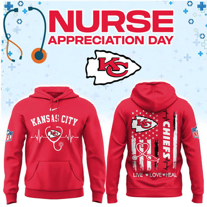 Kansas City Football Nurse Appreciation Hoodie