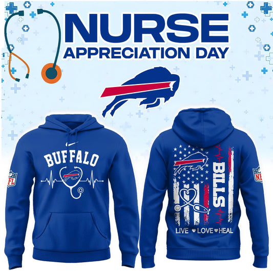 Buffalo Football Nurse Appreciation Hoodie