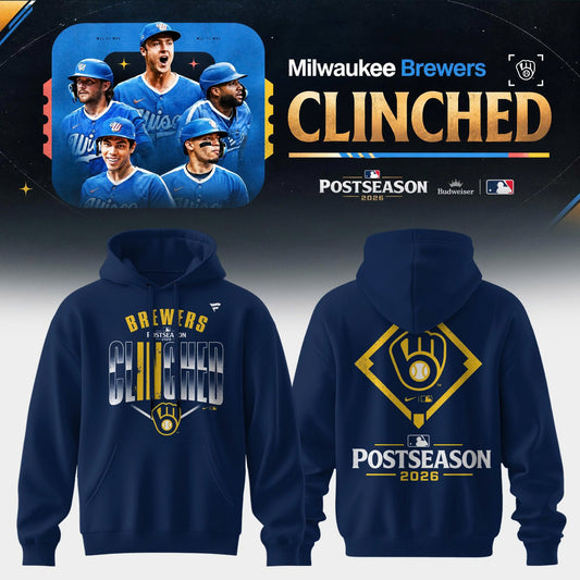 Milwaukee Brewers 2026 Postseason Clinched – Hoodie