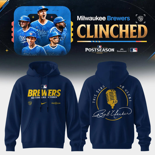 Milwaukee Brewers 2026 Postseason Clinched – Hoodie