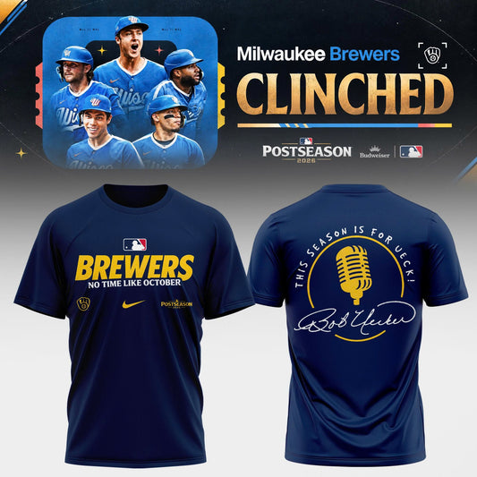 Milwaukee Brewers 2026 Postseason Clinched – Tshirt