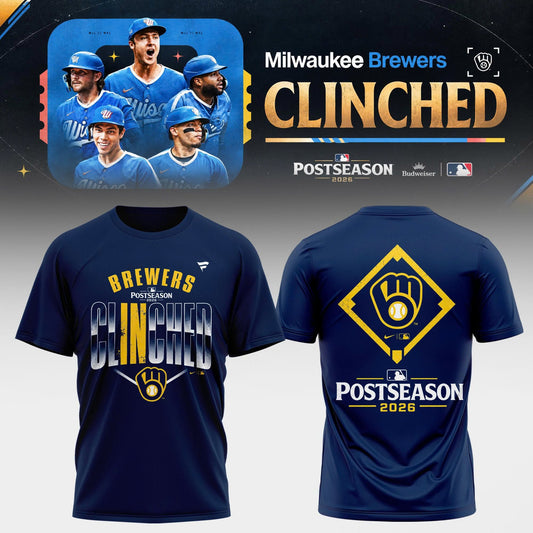 Milwaukee Brewers 2026 Postseason Clinched – Tshirt