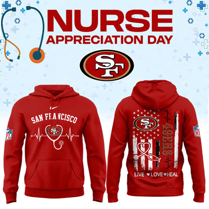 San Francisco Football Nurse Appreciation Hoodie