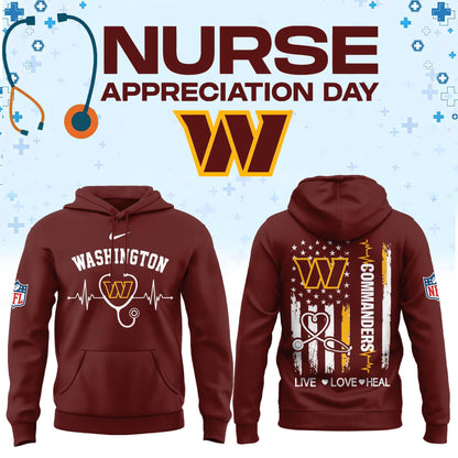 Washington Football Nurse Appreciation Hoodie