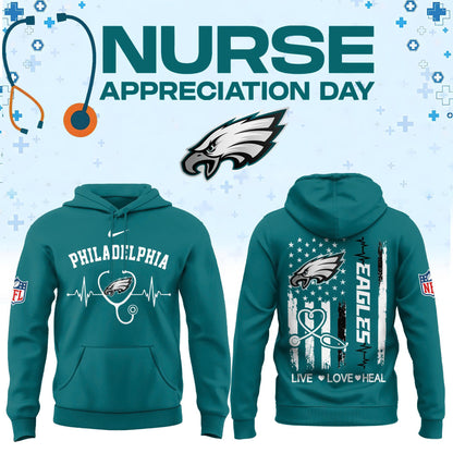 Philadelphia Football Nurse Appreciation Hoodie