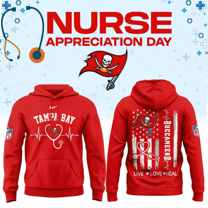 Tampa Bay Football Nurse Appreciation Hoodie