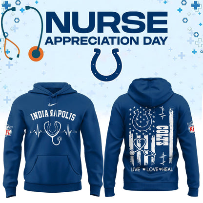 Indianapolis Football Nurse Appreciation Hoodie