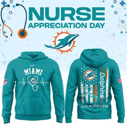 Miami Football Nurse Appreciation Hoodie