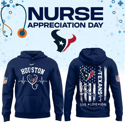 Houston Football Nurse Appreciation Hoodie