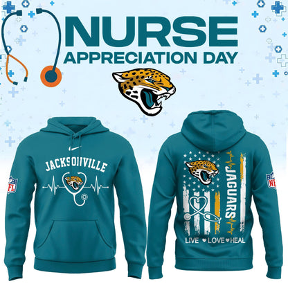 Jacksonville Football Nurse Appreciation Hoodie