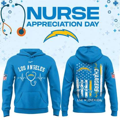 Los Angeles C Football Nurse Appreciation Hoodie