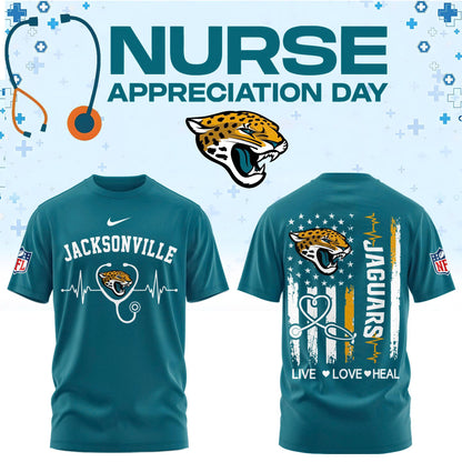 Jacksonville Football Nurse Appreciation Tshirt