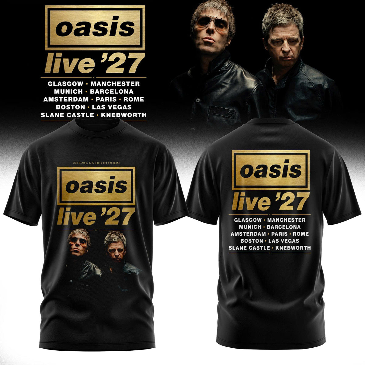 _                                                                        Oasis Live 27 Edition Tee